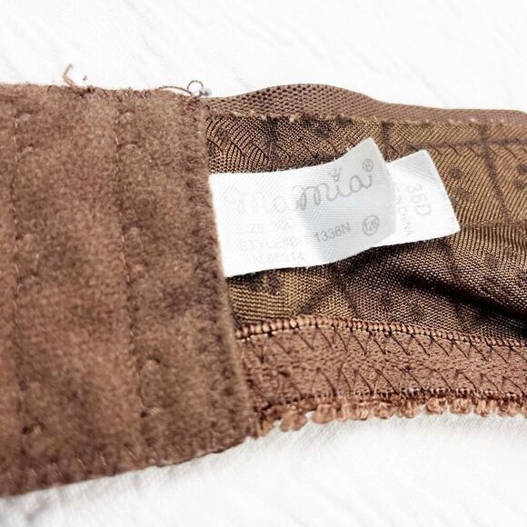 BUY 1 GET 1 FREE Mamia 36d brown unlined supportive bra - Picture 8 of 8